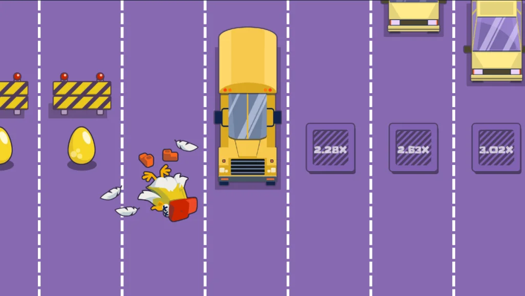 Chicken Cross demo spiel
