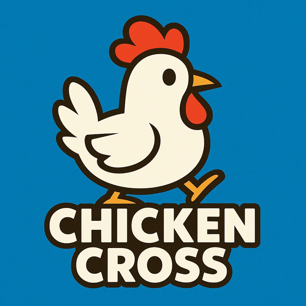 Chicken Cross logo spiel